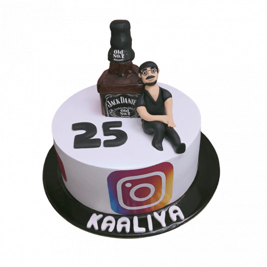 Jack Daniels Theme Cake  online delivery in Noida, Delhi, NCR, Gurgaon