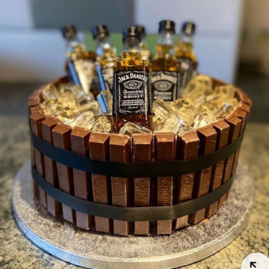 Liquor Bottle Cake online delivery in Noida, Delhi, NCR, Gurgaon