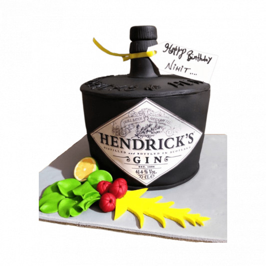 Hendrick's Gin Cake  online delivery in Noida, Delhi, NCR, Gurgaon