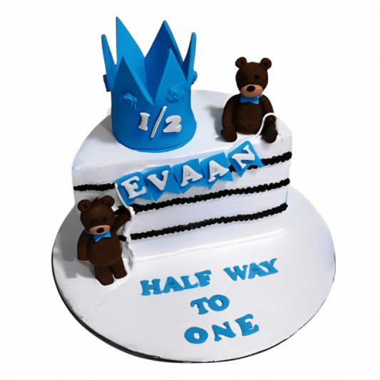 6 Months Cake online delivery in Noida, Delhi, NCR, Gurgaon