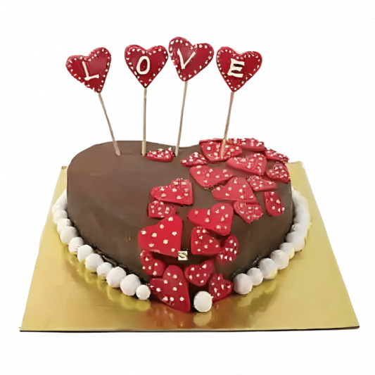 Chocolaty Love Cake online delivery in Noida, Delhi, NCR, Gurgaon