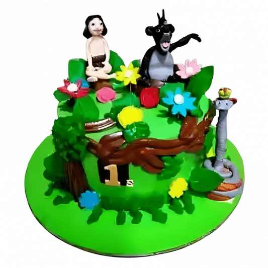 Mowgli Theme Cake online delivery in Noida, Delhi, NCR, Gurgaon