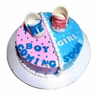 HE or SHE Theme Cake online delivery in Noida, Delhi, NCR,
                    Gurgaon