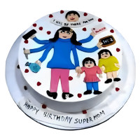 Super MOM Theme Cake online delivery in Noida, Delhi, NCR,
                    Gurgaon