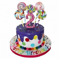 Multi Color Lollipops Cake online delivery in Noida, Delhi, NCR,
                    Gurgaon
