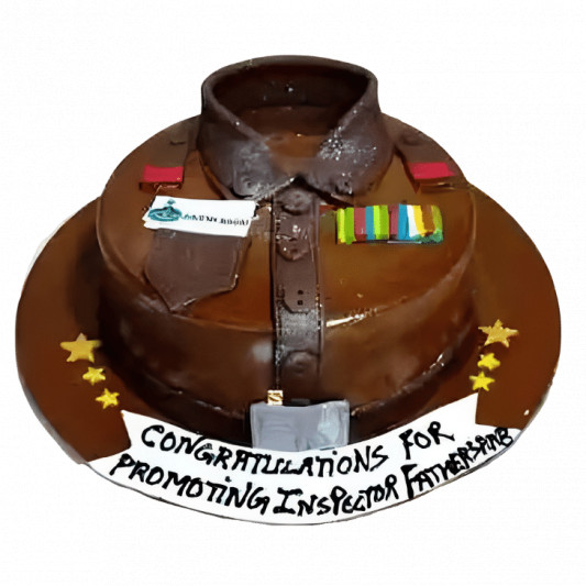 Police Uniform Cake online delivery in Noida, Delhi, NCR, Gurgaon