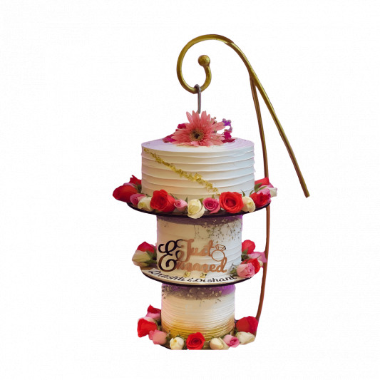 Chandelier Engagement Cake online delivery in Noida, Delhi, NCR, Gurgaon