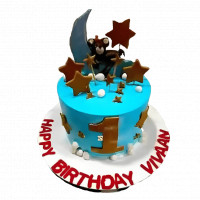 Teddy and Moon Theme Cake online delivery in Noida, Delhi, NCR,
                    Gurgaon