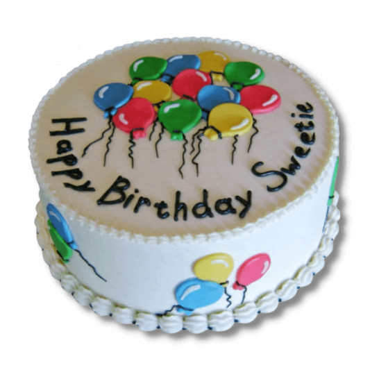 Charm of Balloons Cake online delivery in Noida, Delhi, NCR, Gurgaon