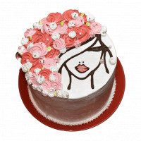 Choco Lady Designer Cake online delivery in Noida, Delhi, NCR,
                    Gurgaon