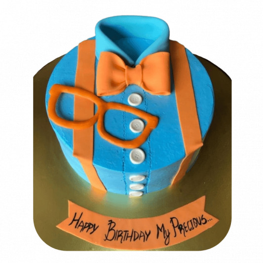 Shirt And Bow Cake online delivery in Noida, Delhi, NCR, Gurgaon