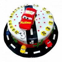 Lightning McQueen Car Cake online delivery in Noida, Delhi, NCR,
                    Gurgaon