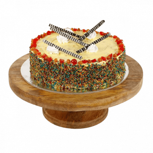 Colored Vermicelli Cream Cake online delivery in Noida, Delhi, NCR, Gurgaon