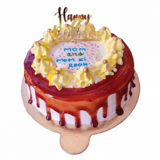 Simple Happy Birthday Cake for Mom online delivery in Noida, Delhi, NCR, Gurgaon