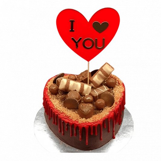 I Love u Cake online delivery in Noida, Delhi, NCR, Gurgaon