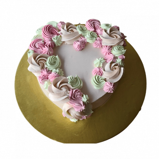 Floral Valentine Cake online delivery in Noida, Delhi, NCR, Gurgaon