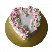 Floral Valentine Cake online delivery in Noida, Delhi, NCR,
                    Gurgaon