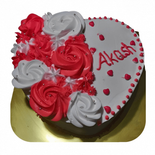 Blooming Red Rose Cake online delivery in Noida, Delhi, NCR, Gurgaon