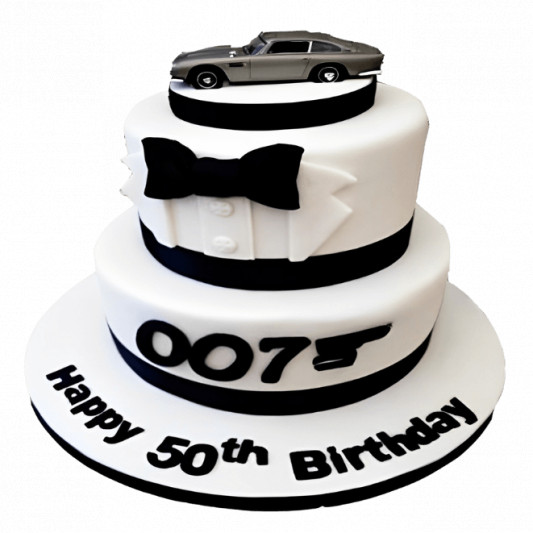 James Bond Theme Cake online delivery in Noida, Delhi, NCR, Gurgaon