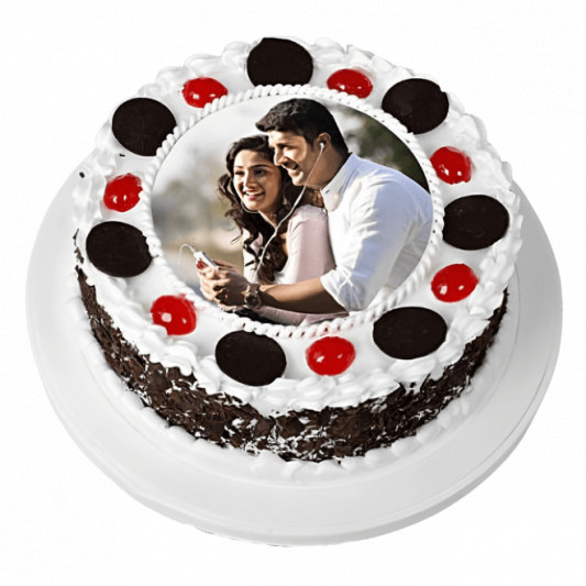 Black Forest Photo cake online delivery in Noida, Delhi, NCR, Gurgaon