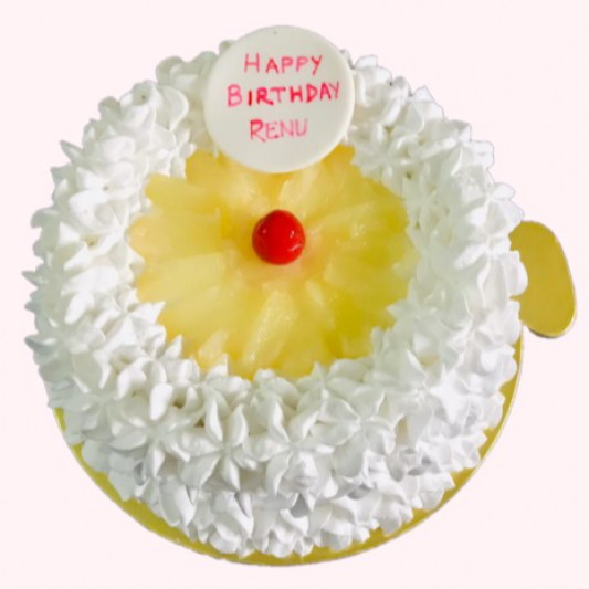 Beautiful Pineapple Cake online delivery in Noida, Delhi, NCR, Gurgaon