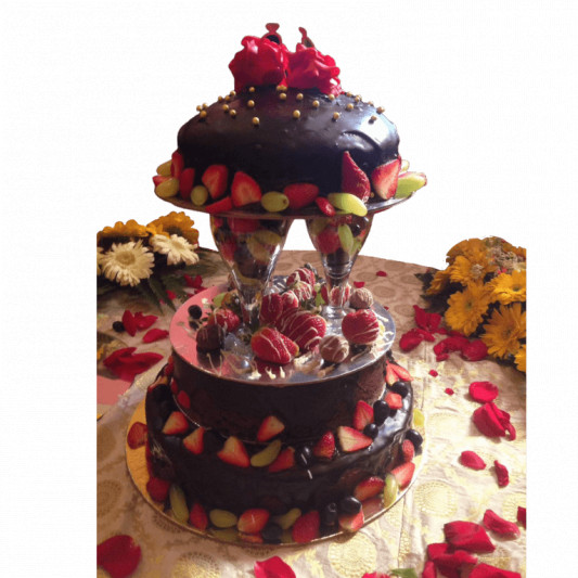 Unique Engagement Cakes online delivery in Noida, Delhi, NCR, Gurgaon