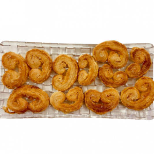 Palmier Cookies | Puff Pastry Sugar Cookies online delivery in Noida, Delhi, NCR, Gurgaon