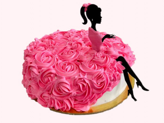 Beautiful Silhouette Cake online delivery in Noida, Delhi, NCR, Gurgaon