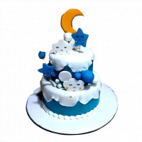 Stars Moons and Clouds Cake online delivery in Noida, Delhi, NCR,
                    Gurgaon