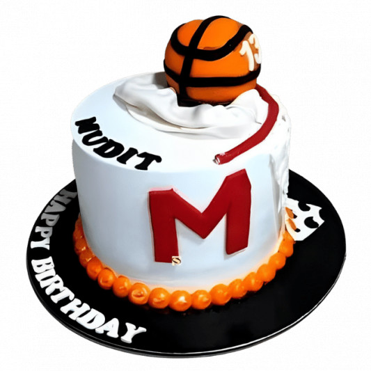 Basketball Cake for Kids online delivery in Noida, Delhi, NCR, Gurgaon