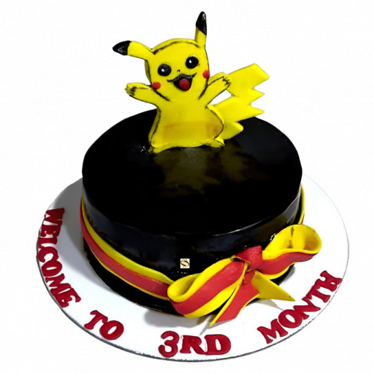 Cute Pikachu Birthday Cake online delivery in Noida, Delhi, NCR, Gurgaon