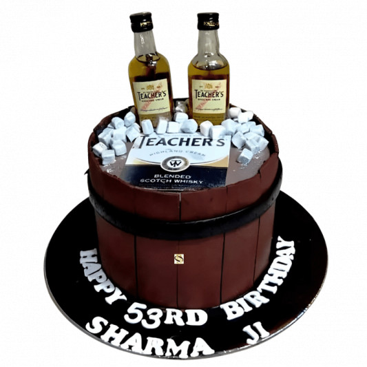 Teacher’s Bottle Cake online delivery in Noida, Delhi, NCR, Gurgaon