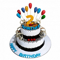 2 Tier Butter Scotch Cake online delivery in Noida, Delhi, NCR,
                    Gurgaon