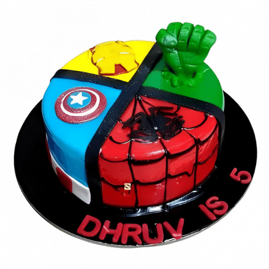 Avenger’s Superhero Cake online delivery in Noida, Delhi, NCR, Gurgaon