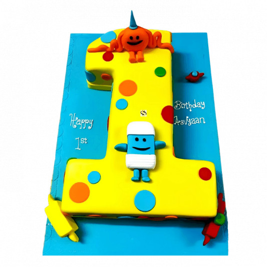 Cartoon First Birthday Cake online delivery in Noida, Delhi, NCR, Gurgaon