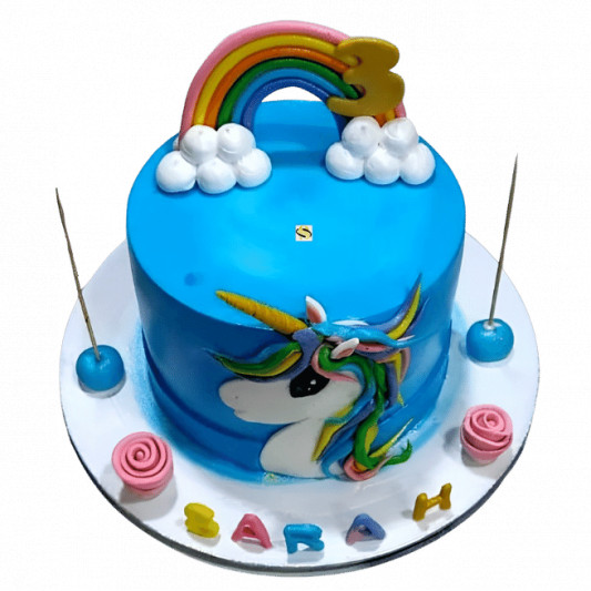 Unicorn Rainbow Cake online delivery in Noida, Delhi, NCR, Gurgaon