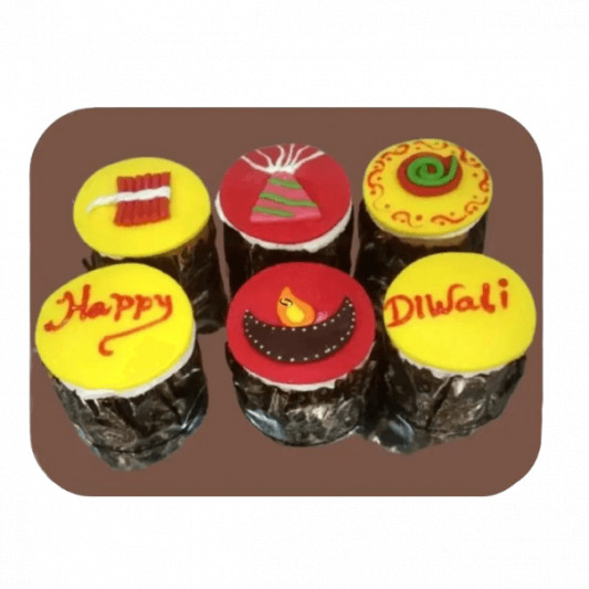 Happy Diwali Muffin Cupcake online delivery in Noida, Delhi, NCR, Gurgaon