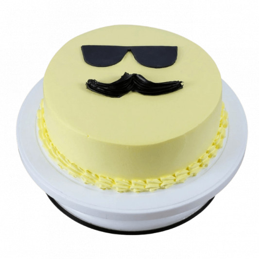 Cool Dad Emoji Cream Cake online delivery in Noida, Delhi, NCR, Gurgaon