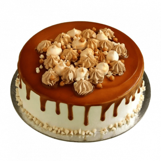 Cream Drop Caramel Cake online delivery in Noida, Delhi, NCR, Gurgaon