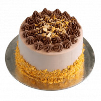 Crunchy Almond Flakes Cake online delivery in Noida, Delhi, NCR,
                    Gurgaon