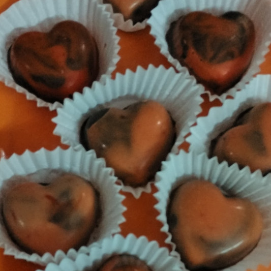 Special Heart Shape Marble Chocolates online delivery in Noida, Delhi, NCR, Gurgaon