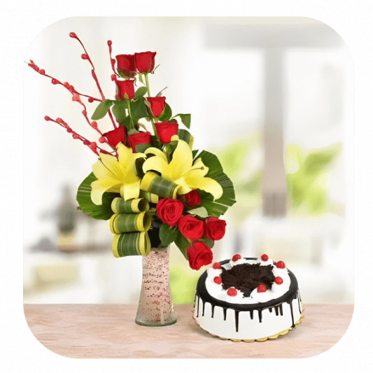 Charming Beauty Cake online delivery in Noida, Delhi, NCR, Gurgaon