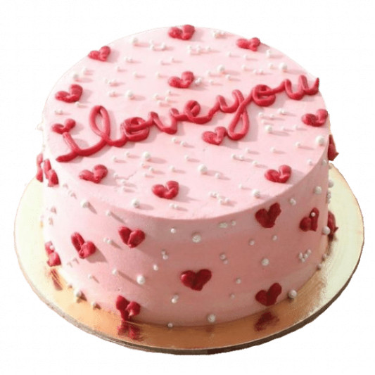 Love you Cake for Valentine online delivery in Noida, Delhi, NCR, Gurgaon