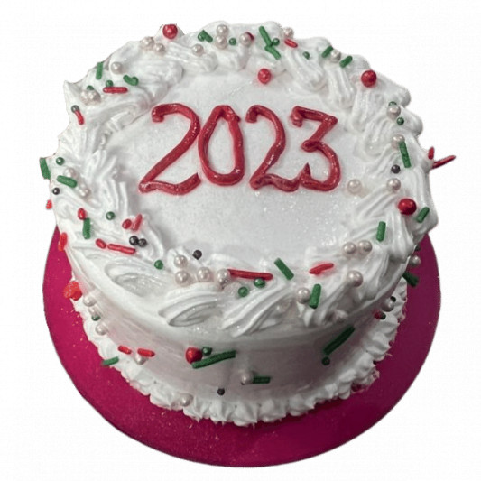 New Year 2023 Cake online delivery in Noida, Delhi, NCR, Gurgaon