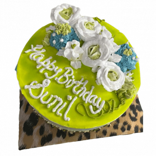 Floral Celebration Cake online delivery in Noida, Delhi, NCR, Gurgaon