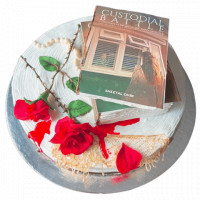 Designer Book Launch Cake With Storyline Theme online delivery in Noida, Delhi, NCR,
                    Gurgaon