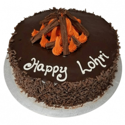 Bonfire Lohri Cake online delivery in Noida, Delhi, NCR, Gurgaon