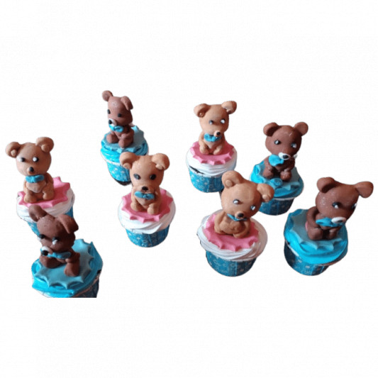 Teddy Bear Cupcake online delivery in Noida, Delhi, NCR, Gurgaon