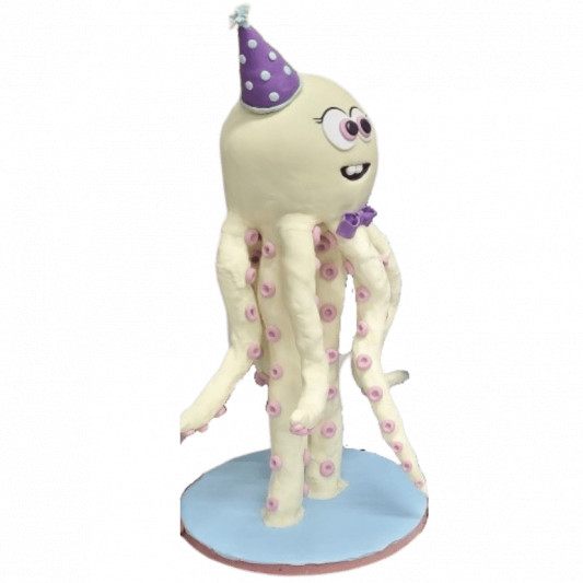 Octopus Cake with Party Hat online delivery in Noida, Delhi, NCR, Gurgaon