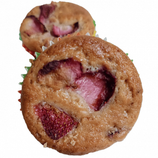 Strawberry Muffins- Pack of 6 online delivery in Noida, Delhi, NCR, Gurgaon